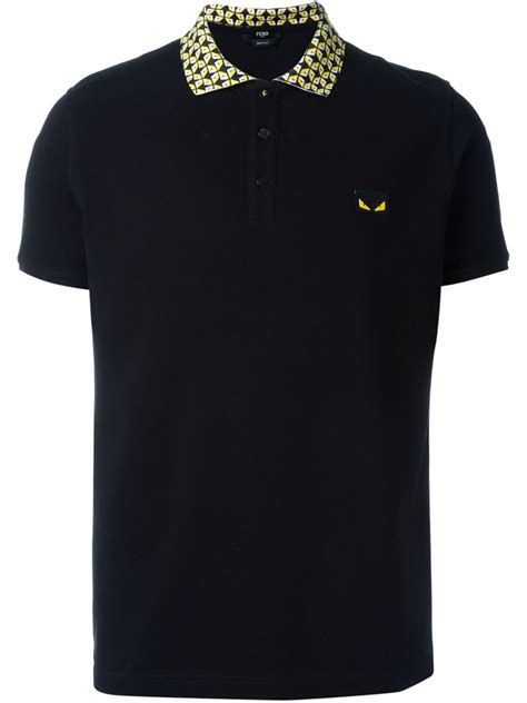 black fendi bag bug polo|Fendi blue t shirts.